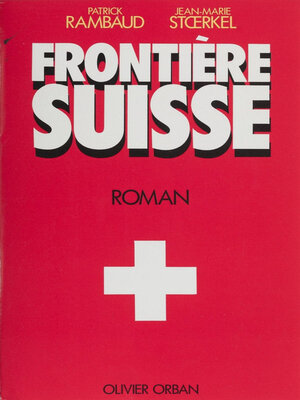 cover image of Frontière suisse